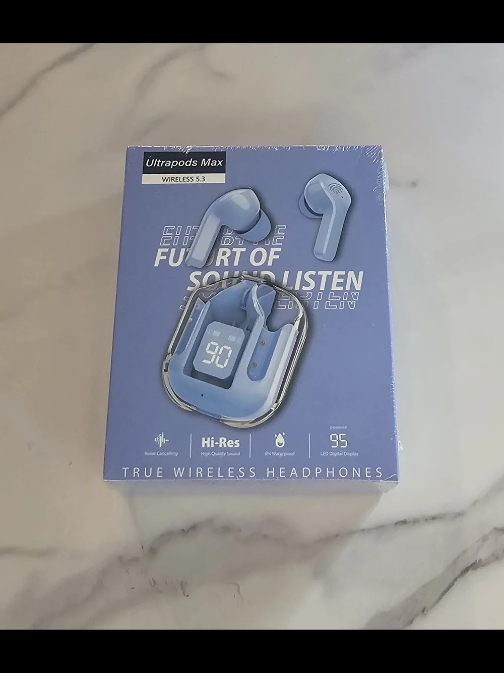 New Wireless Earbuds  - Light Blue